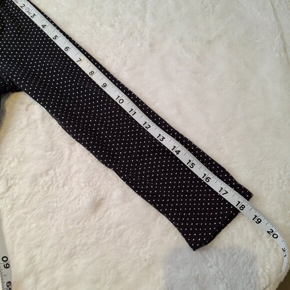 Pins & Needles Polka Dot Crop Top Sz M Button Front Rockabilly Retro Pin Up - Picture 13 of 14